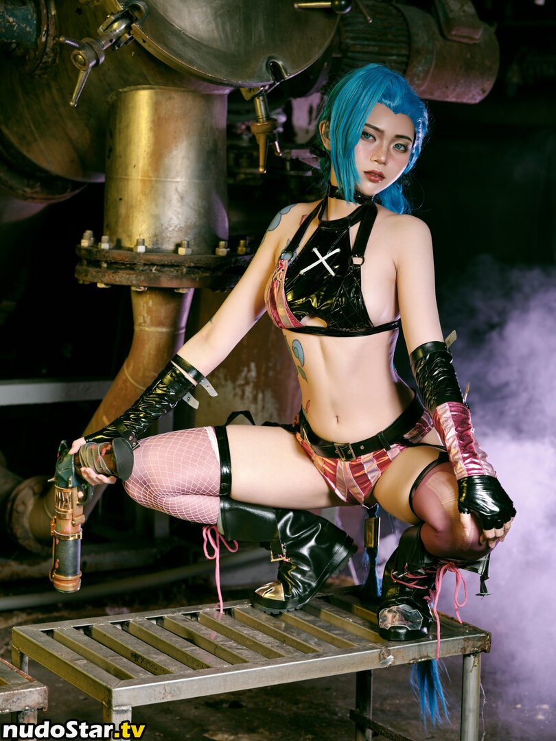 Jinx Cosplay Arcane Leaguelegends Jinxedyumeria Nude Onlyfans Photo