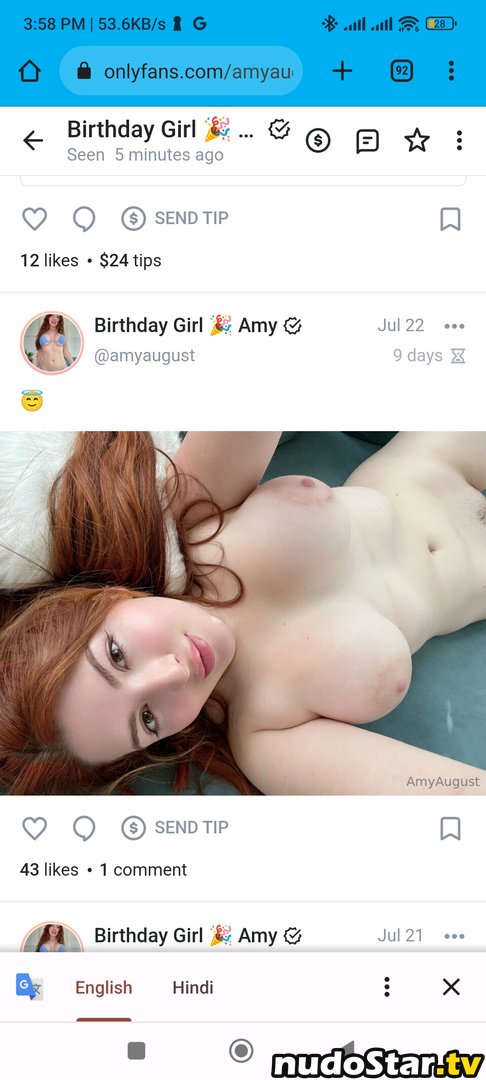 amyaugust / amyaugustreels Nude OnlyFans Leaked Photo #6