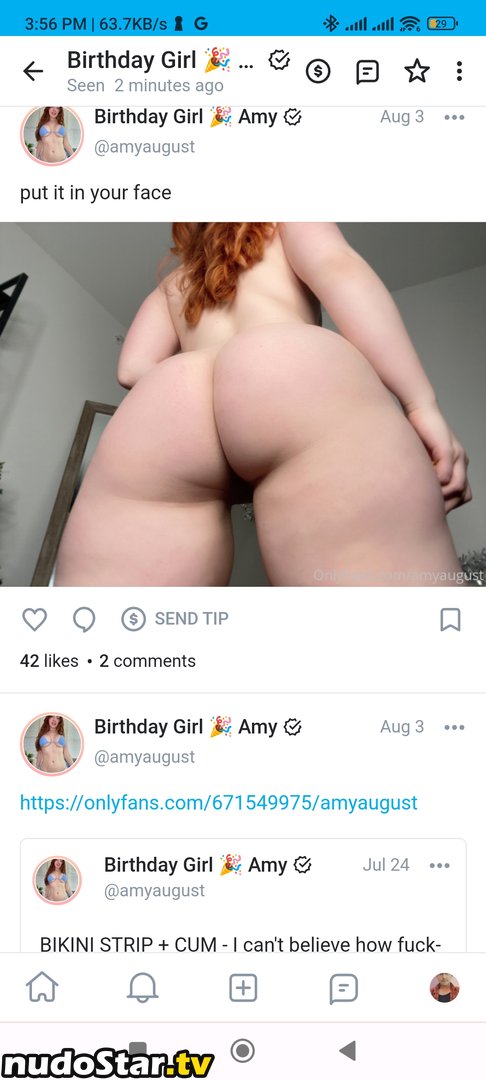 amyaugust / amyaugustreels Nude OnlyFans Leaked Photo #24