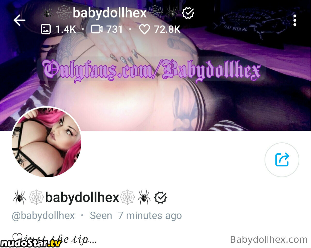 babydollhexx Nude OnlyFans Leaked Photo #4