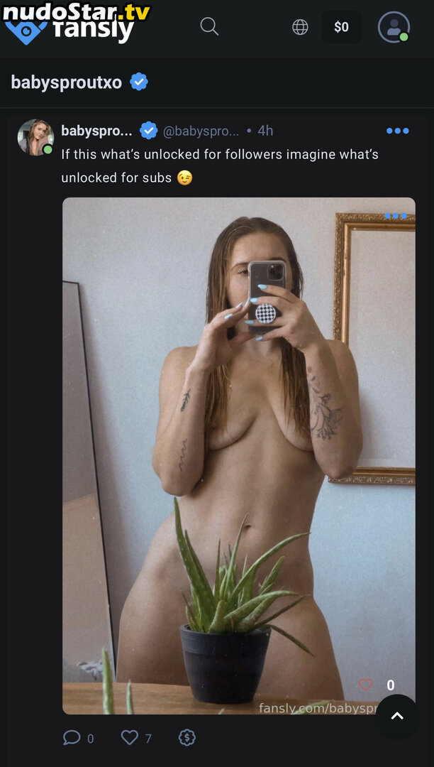 babysproutxo / jessthesprout_ / sprout.baby Nude OnlyFans Leaked Photo #7