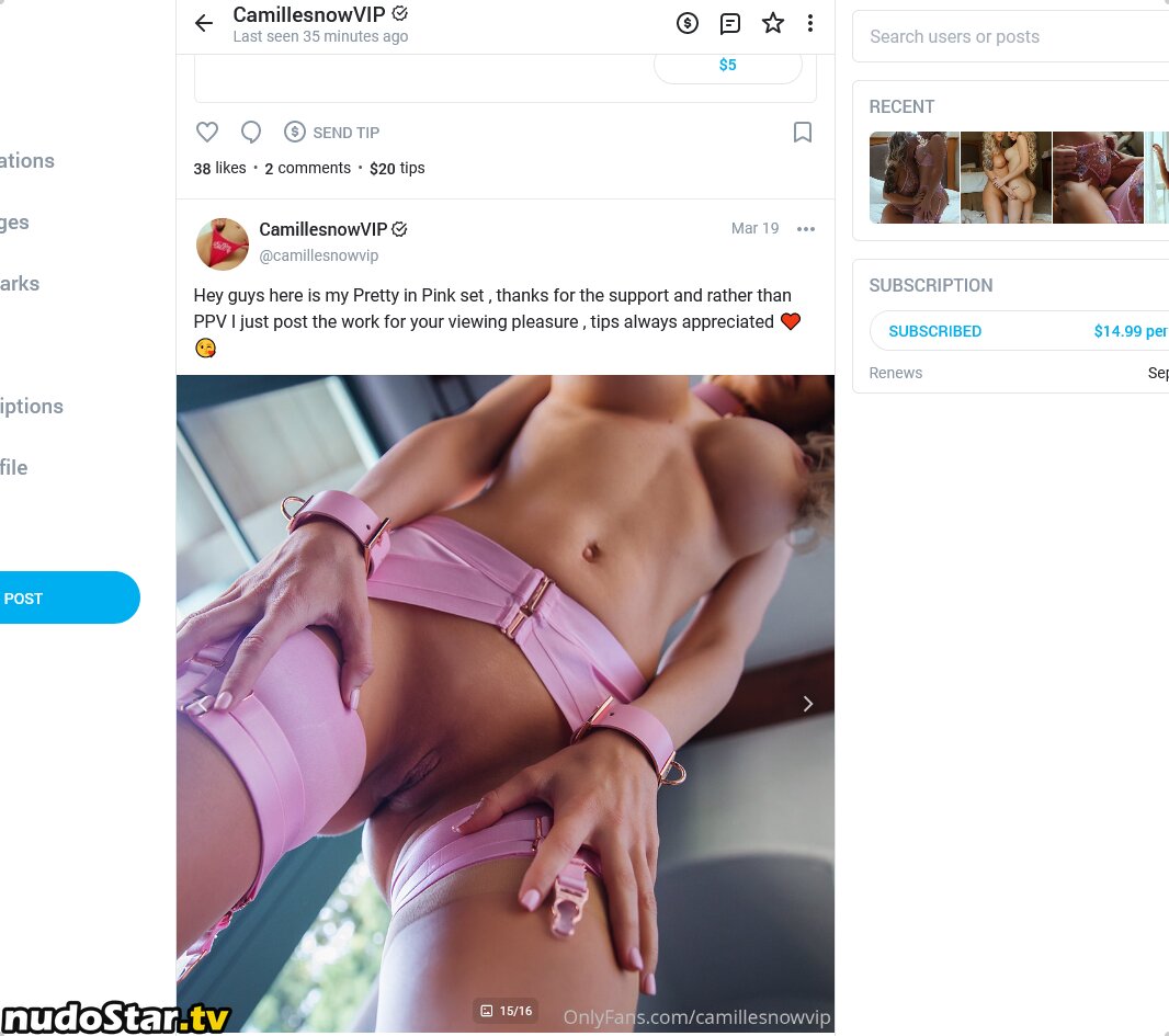 CamillesnowVIP / camillesnowhuh Nude OnlyFans Leaked Photo #6