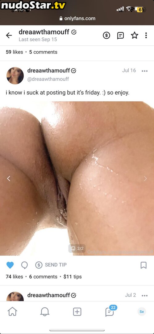 Dreaawthamouff / stilldre___ / stilldre____ / thedreaofficial Nude OnlyFans Leaked Photo #18