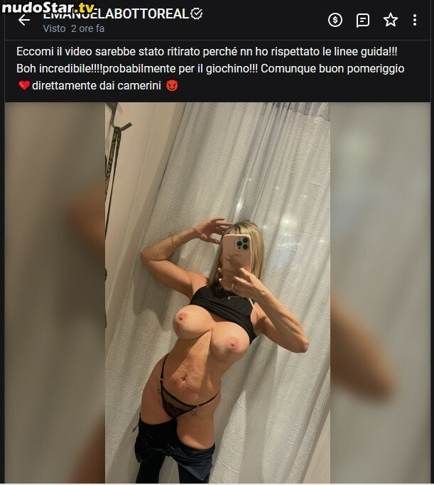 Emanuela Botto / Italian Showgirl / emanuelabottoreal Nude OnlyFans Leaked Photo #32