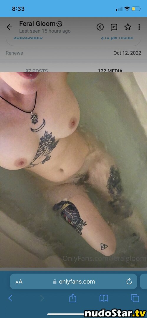 Feralgloom Nude OnlyFans Leaked Photo #3