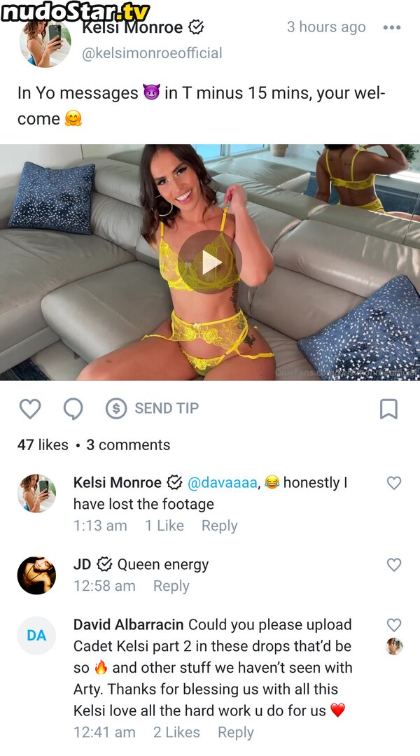 Kelsi Monroe / officialkmbooty / therealkelsimonroe Nude OnlyFans Leaked Photo #173