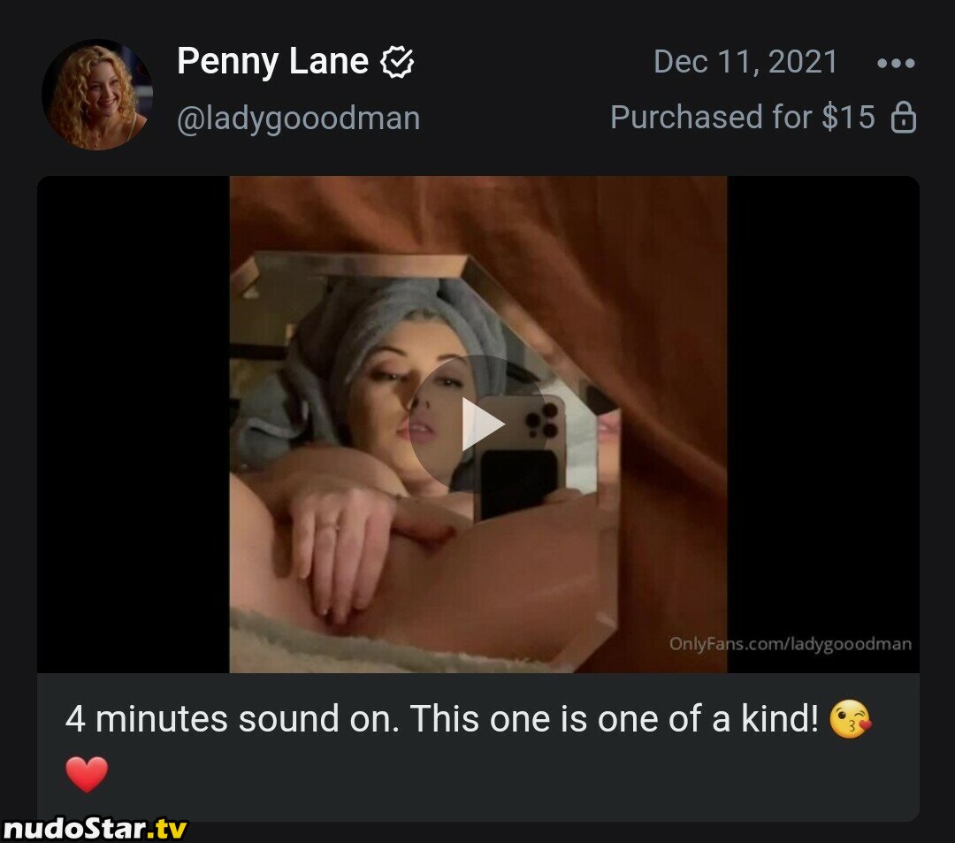 Penny Lane / ladygooodman Nude OnlyFans Leaked Photo #15