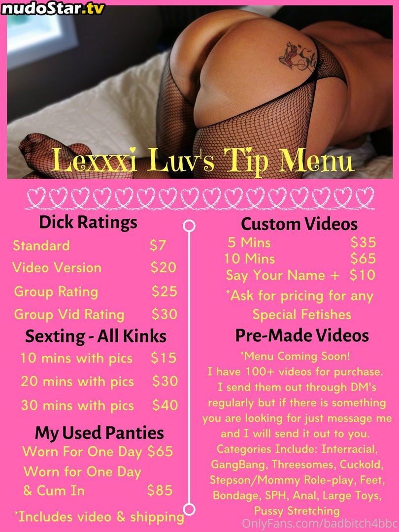 lexxiluv / lexxxiluvvip Nude OnlyFans Leaked Photo #4