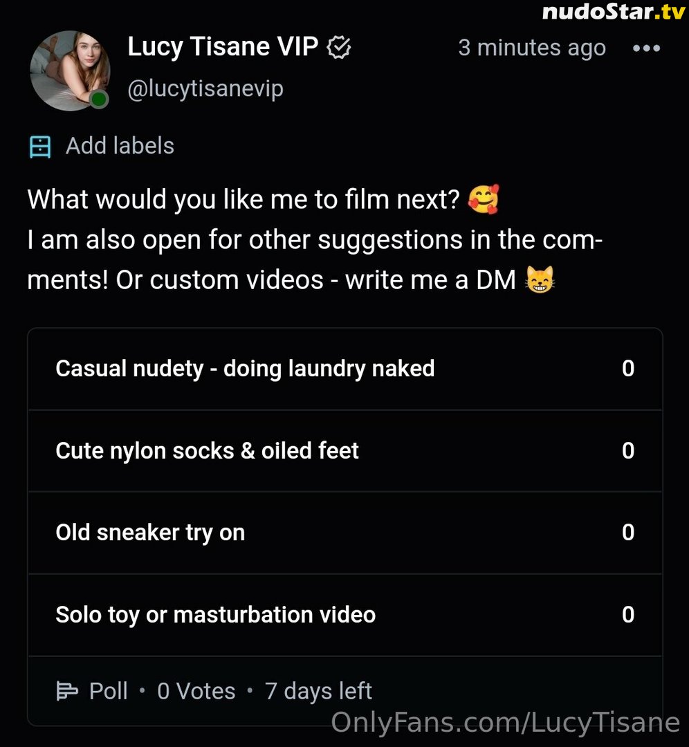lucy.tisane / lucytisane Nude OnlyFans Leaked Photo #11