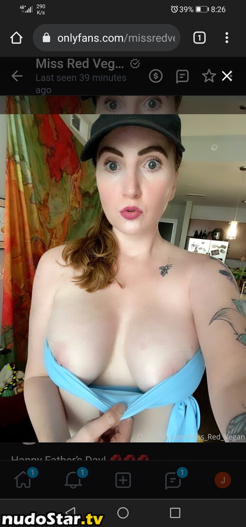 Miss Red Vegan Nude OnlyFans Leaked Photo #3