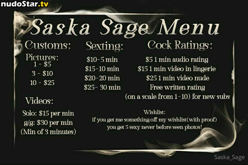 Saska Sage / Saska_Sage / saskiasage Nude OnlyFans Leaked Photo #43