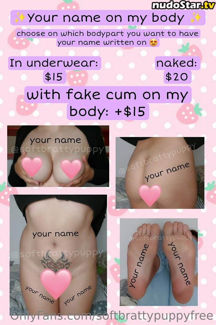 softbrattypuppyfree Nude OnlyFans Leaked Photo #2