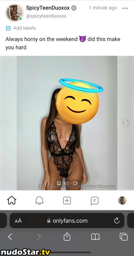 99emma99 / https: / spicyteenduoxox Nude OnlyFans Leaked Photo #1