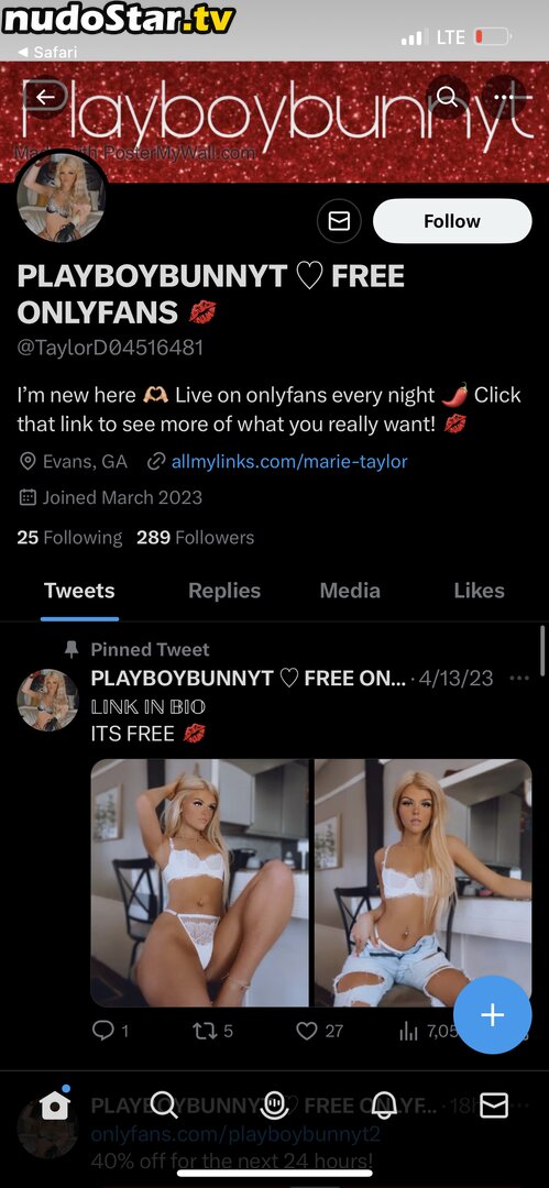 Taylor Marie / TaylorD04516481 / i.taylormarie / playboybunnyt2 Nude OnlyFans Leaked Photo #17