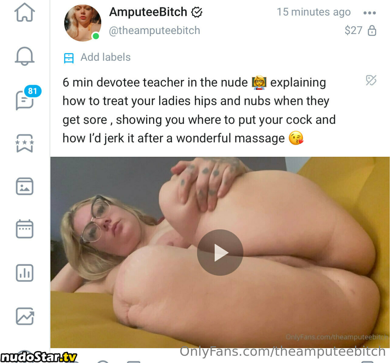 theamputeebitch Nude OnlyFans Leaked Photo #92