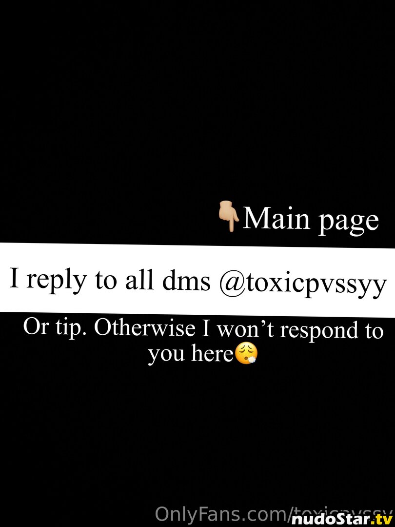 toxicpvssy Nude OnlyFans Leaked Photo #1